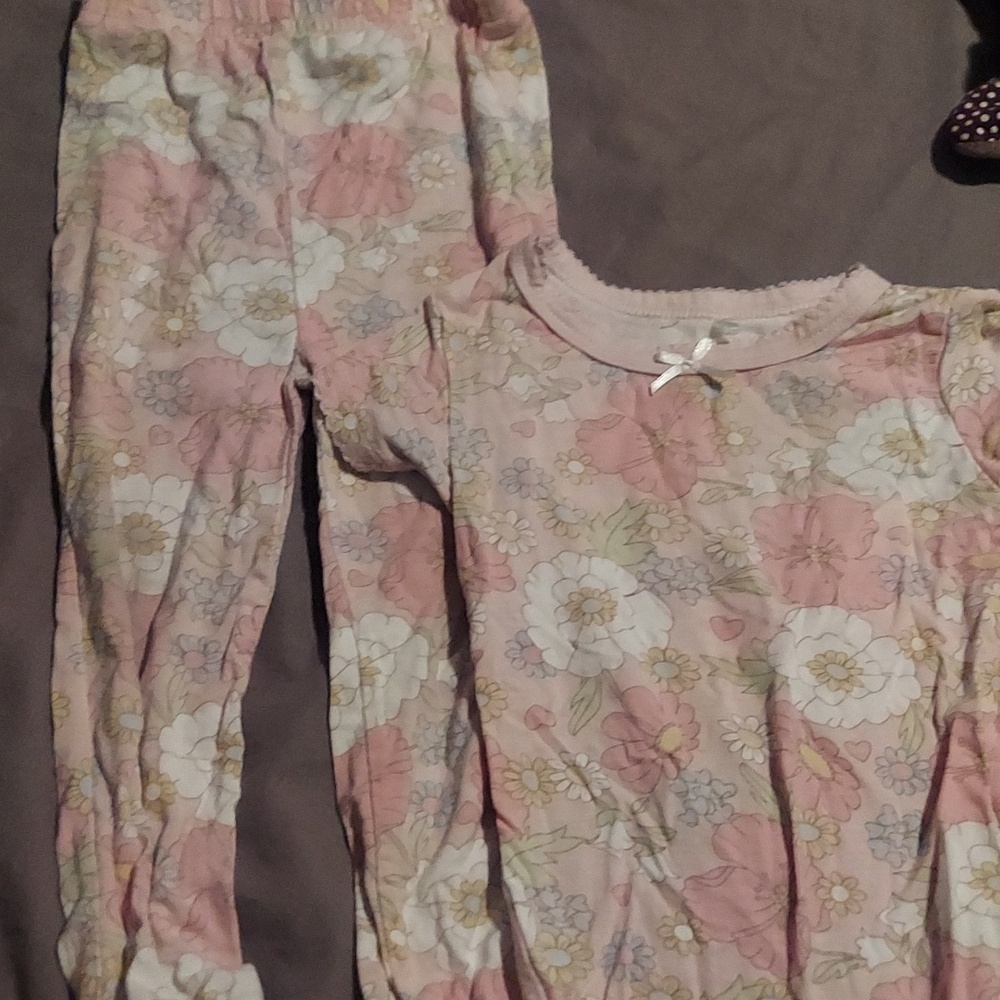 Milkberry bamboo flower pj 2 piece